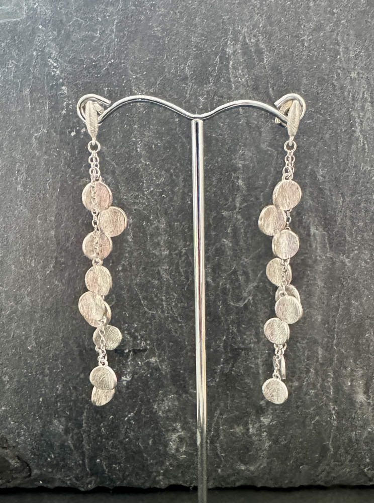 Ohrstecker 925 Silber mit runden Plättchen